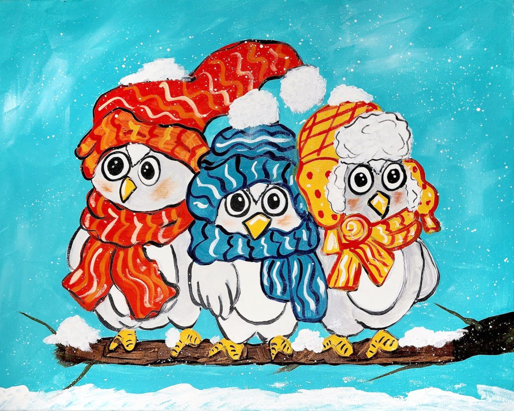 Winter owls @ Blondies